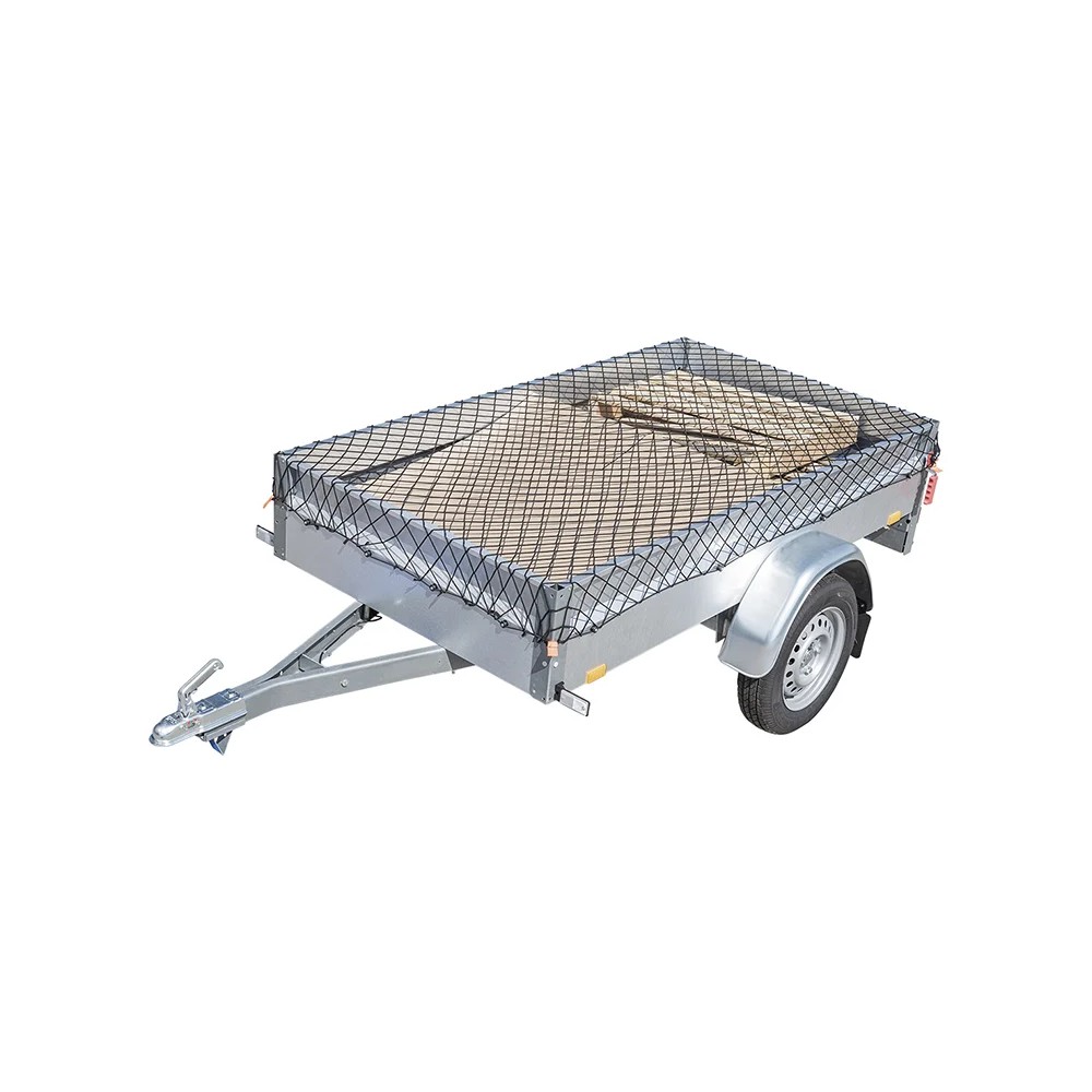 Filet de remorque 2 x 3 m extensible avec cordon élastique Filet de remorque 2 x 3 m extensible avec cordon élastique