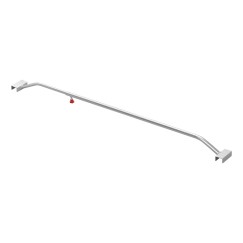Support de bâche aluminium réglable 108-146 cm pour bâche de remorque