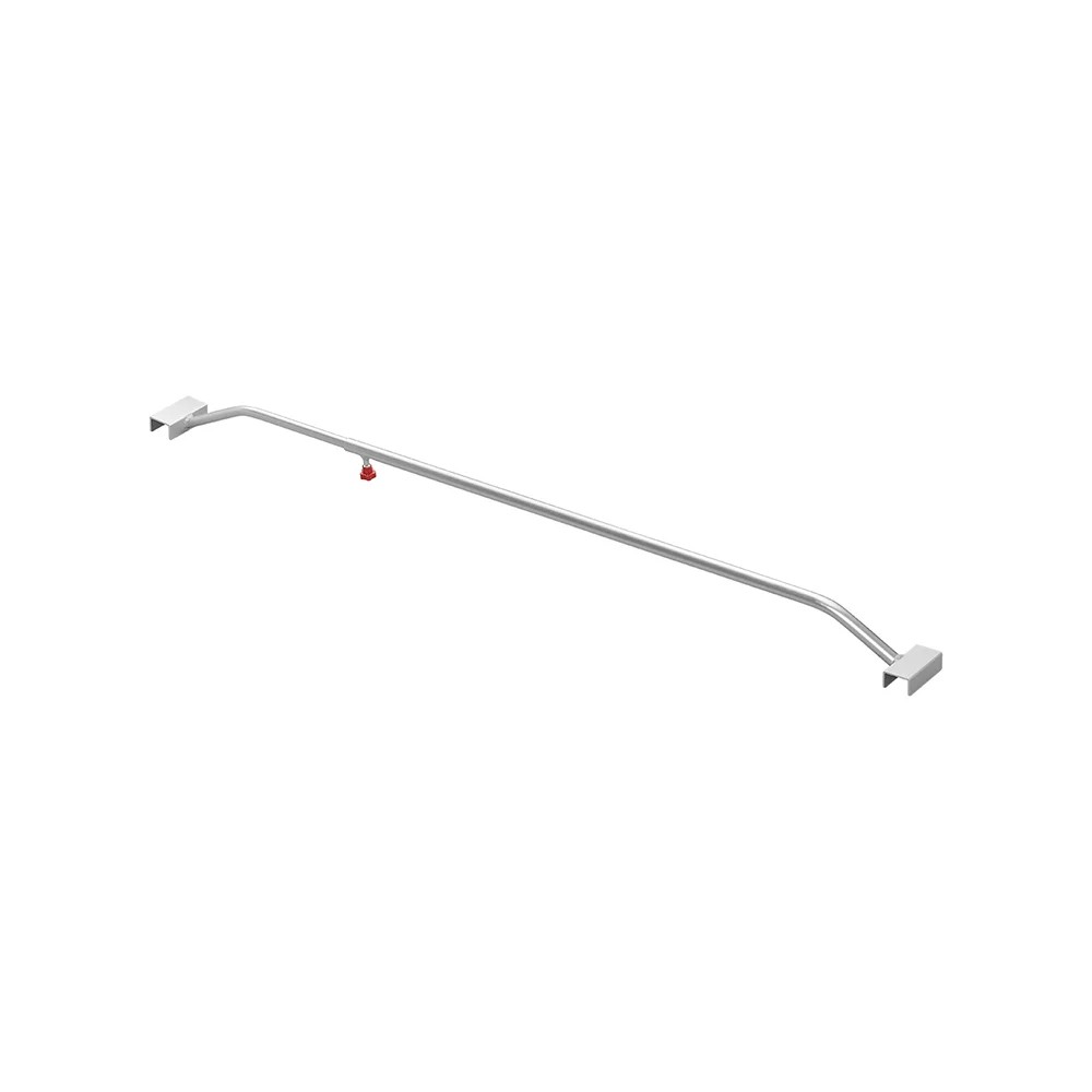 Support de bâche aluminium réglable 108-146 cm pour bâche de remorque