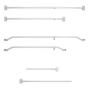 Support de bâche aluminium réglable 108-146 cm pour bâche de remorque