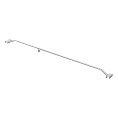 Supports de bâche aluminium réglables 132-204cm pour bâche plate de remorque
