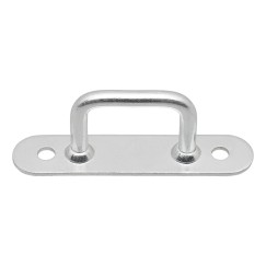 Pontet rectangulaire 36mm 4 pièces dans blister