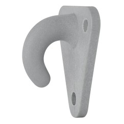 Crochet plastique pour corde 45x39mm 10 pièces dans blister