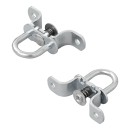 Pontet ronde avec ressort 27mm 4 pièces dans blister