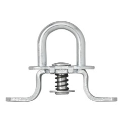 Pontet ronde avec ressort 27mm 4 pièces dans blister