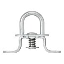 Pontet ronde avec ressort 27mm 4 pièces dans blister