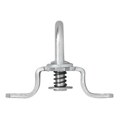 Pontet ronde avec ressort 27mm 4 pièces dans blister