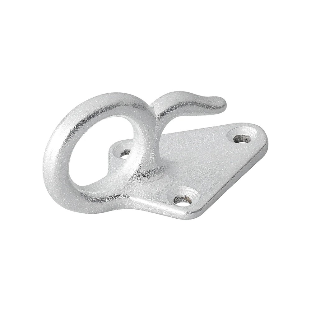 Crochet métal pour corde avec un oeil 70 x 40 mm Crochet métal pour corde avec un oeil 70 x 40 mm