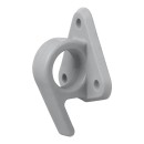 Crochet plastique pour corde avec un oeil 48x45mm 5 pièces dans blister