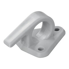 Crochet plastique pour corde avec un oeil 48x45mm 5 pièces dans blister