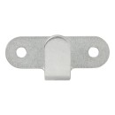 Crochet métal pour corde 65x27mm courbé