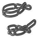 Tendeur en caoutchouc elastique à 5 trous 285 x 30 mm
