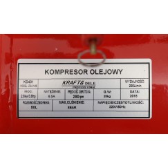 Kompresor olejowy 50L KD401