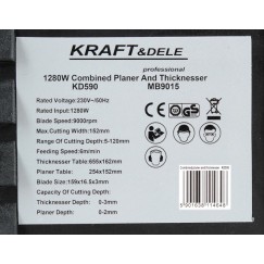 Grubościówka strugarka heblarka 2200W KD590