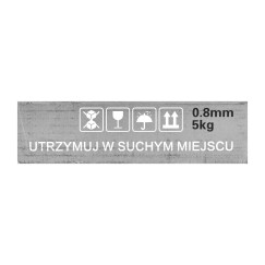 Drut spawalniczy 0,8 mm 5kg miedziowany KD1151
