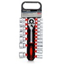 Komplet Nasadek z Grzechotką 1/2" KD10108  19cz.