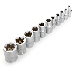 Zestaw Bitów i Nasadek Torx 30cz. KD10242
