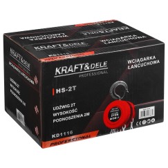 Wyciągarka łańcuchowa warsztatowa 2T KD1116