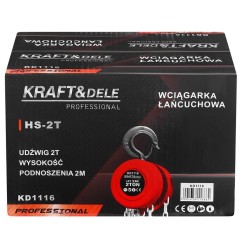 Wyciągarka łańcuchowa warsztatowa 2T KD1116