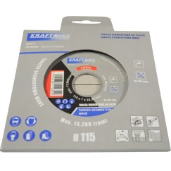 Tarcza segmentowa do cięcia 115x7x22,23mm KD923