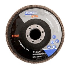 Komplet tarcz listkowych 10szt. 115mm P120 KD964