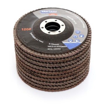 Komplet tarcz listkowych 10szt. 125mm P80 KD967