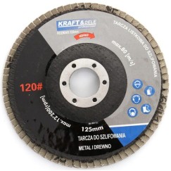 Komplet tarcz listkowych 10szt. 125mm P80 KD967