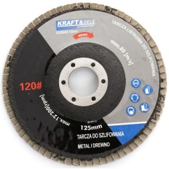 Komplet tarcz listkowych 10szt. 125mm P100 KD968