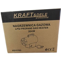 Nagrzewnica gazowa 20kW KD11703