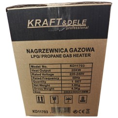 Nagrzewnica gazowa 20kW KD11703