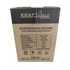 Nagrzewnica gazowa 25kW KD11704