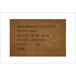 Prasa hydrauliczna 20T KD329