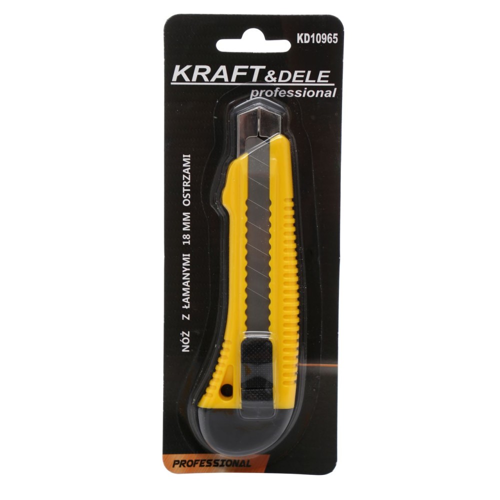Nóż z łamanym ostrzem 18mm KD10965