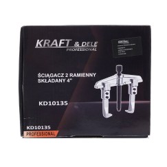 Ściągacz 2-ramienny składany 4'' KD10135