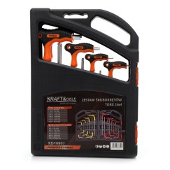 Zestaw śrubokrętów TORX 16el. KD10907