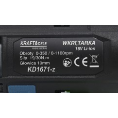 WKRĘTARKA 18V LI-ION 2 BATERIE KING SERIES