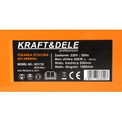 TOKARKA STOŁOWA DO DREWNA 650W KD1732