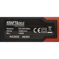SZLIFIERKA KĄTOWA 1600W KD3052