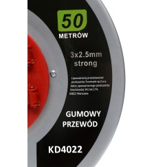 PRZEDŁUŻACZ OGRODOWY BĘBNOWY 50M KD4022