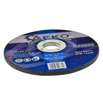 Tarcza do metalu 125x6x22,23 GEKO (5/25/100/200)