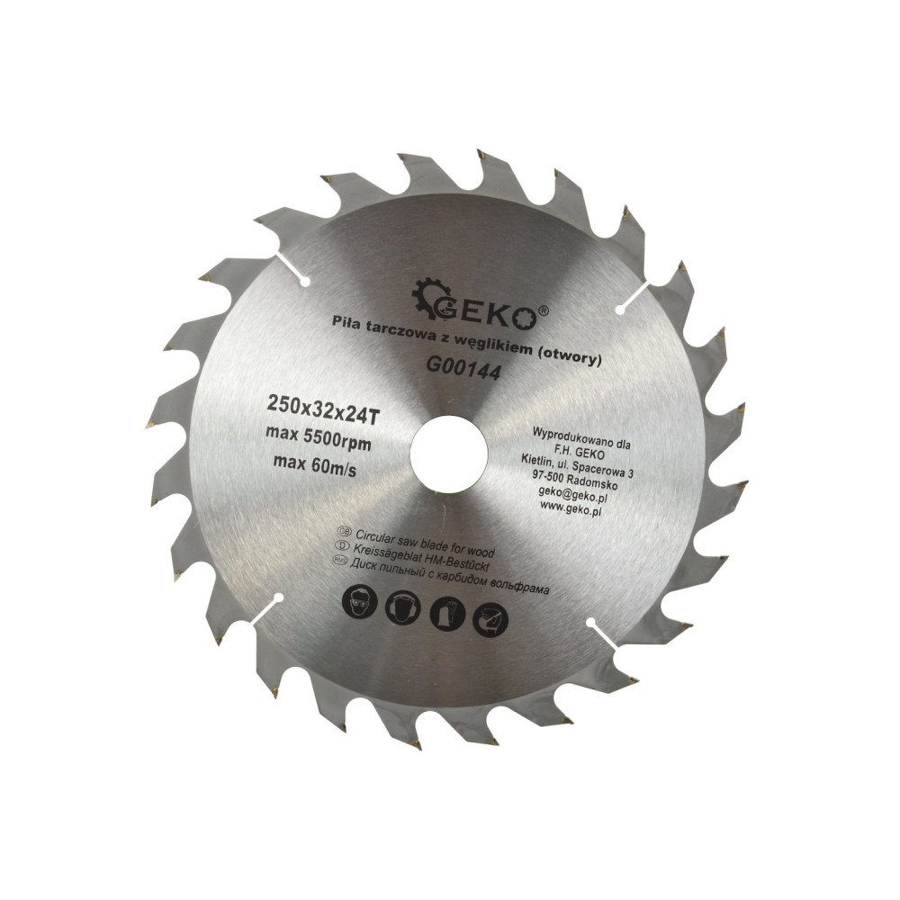 Tarcza do drewna 250x32x24T(25)