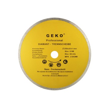 Tarcza diam. 250mm 25.4mm Pełna GEKO (25)