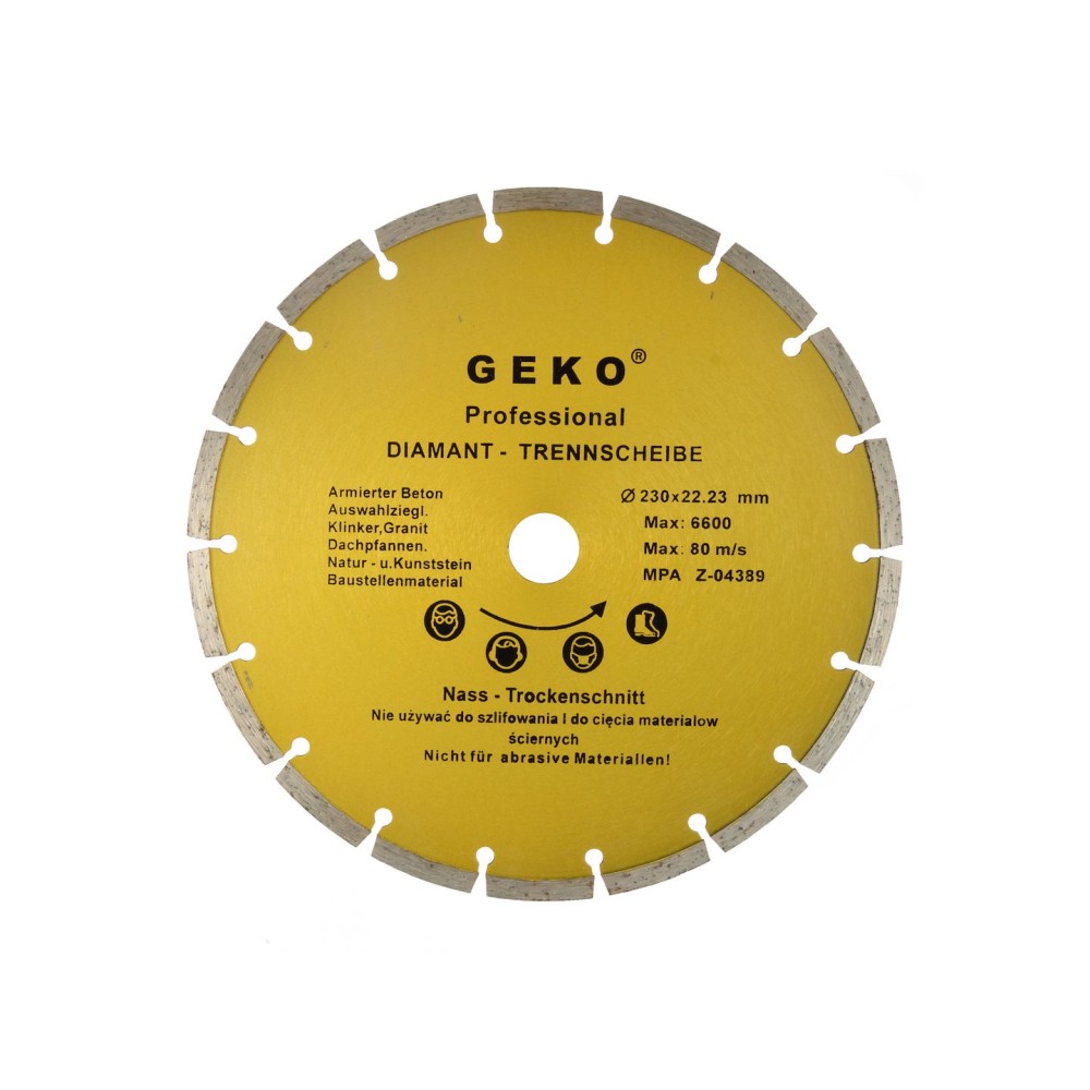 Tarcza diam.230mm segment.GEKO (25)