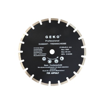 Tarcza diam.350x25,4mm asfalt GEKO (10)