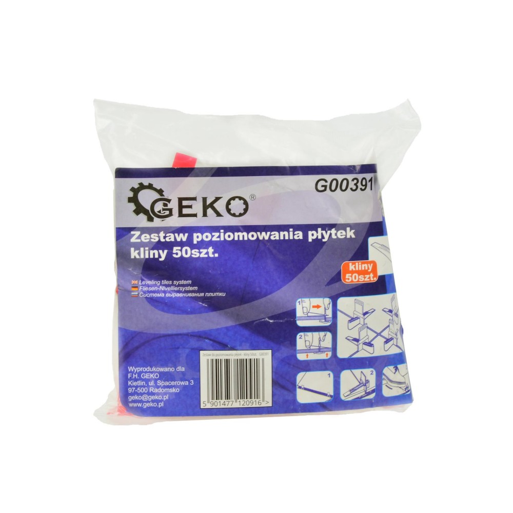Zestaw do poziomowania płytek - kliny 50szt.(50/100)