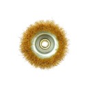 Szczotka druciana czołowa mosiężna 125mm/5" M14(30)
