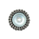 Szczotka druciana czołowa pleciona 100mm/4" M14(60)