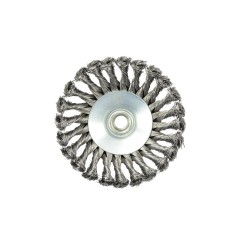 Szczotka druciana boczna pleciona 125mm M14(60)