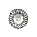 Szczotka druciana boczna pleciona 125mm M14(60)