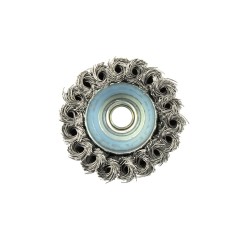 Szczotka druciana czołowa pl.65mm M14+opaska (40)